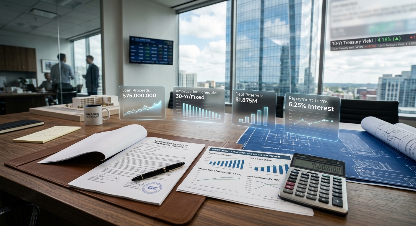 Commercial real estate property tour